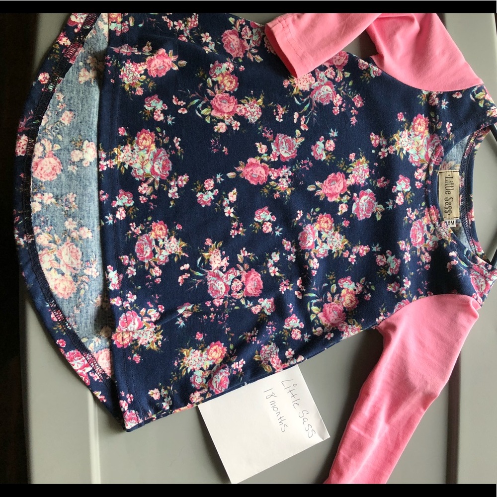 Little Sass Boutique Hi-Low Top 18 Months